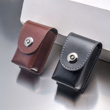 磁铁扣镜盒折叠眼镜镜盒折叠老花镜盒皮革翻盖磁铁盒加厚皮革封边