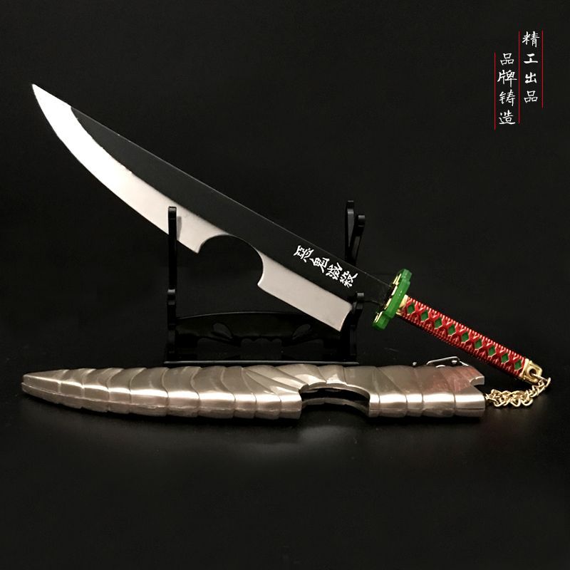 动漫鬼灭之刃周边音柱宇随天缘日轮刀合金武器模型挂件挂件钥匙扣详情图8
