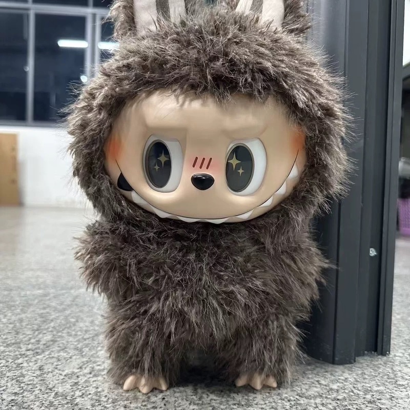 labubu38cm58cm拉布布大首领大天使系列搪胶盲盒潮玩毛绒娃娃挂件|undefined