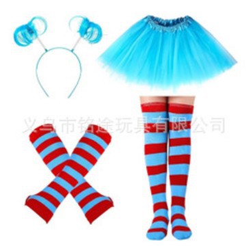 1980 s 80s traje collar pulsera falda de gasa guantes brazalete 80s Flapper girl dress