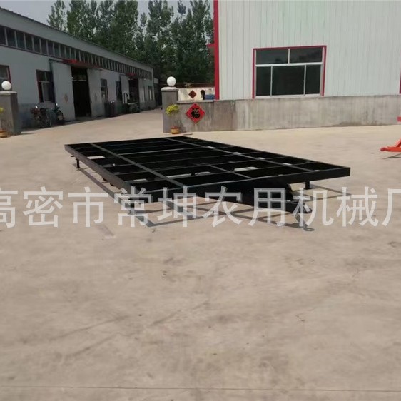 厂家供应   5吨拖拽式木屋底盘    移动木屋拖车