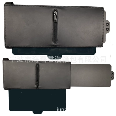 Cross-border telescopic car sun visor adjustable sun visor anti-glare sun visor zipper type sun visor (Sun shade) - black-31x15cm