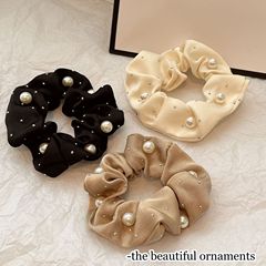 真珠の布芸の満天の星のしわの大きい腸の輪の気質の甘い美人の団子の頭の皮の筋の超仙の百合の頭のひもの飾り