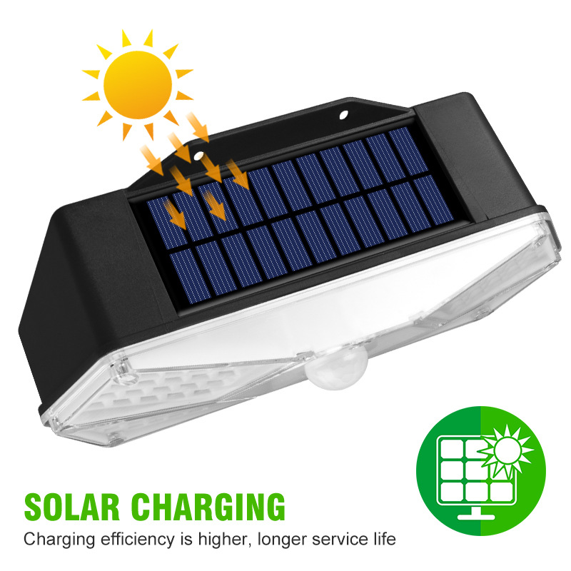 Transfronterizo solar lámpara de pared LED Cuerpo Humano inducción pared lámpara de jardín al aire libre jardín Villa iluminación lámpara de calle impermeable