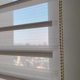 丽居防水半遮光香格里拉帘防眩晕遮阳遮光氛围感客厅卧室办公室拉