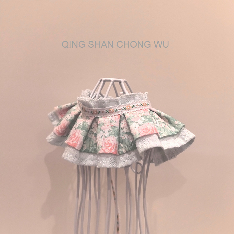 【Qingshan Pet】オリジナル春シリーズ よだれタオル ペット 猫 犬 ラグドール服 花柄スカーフ|undefined
