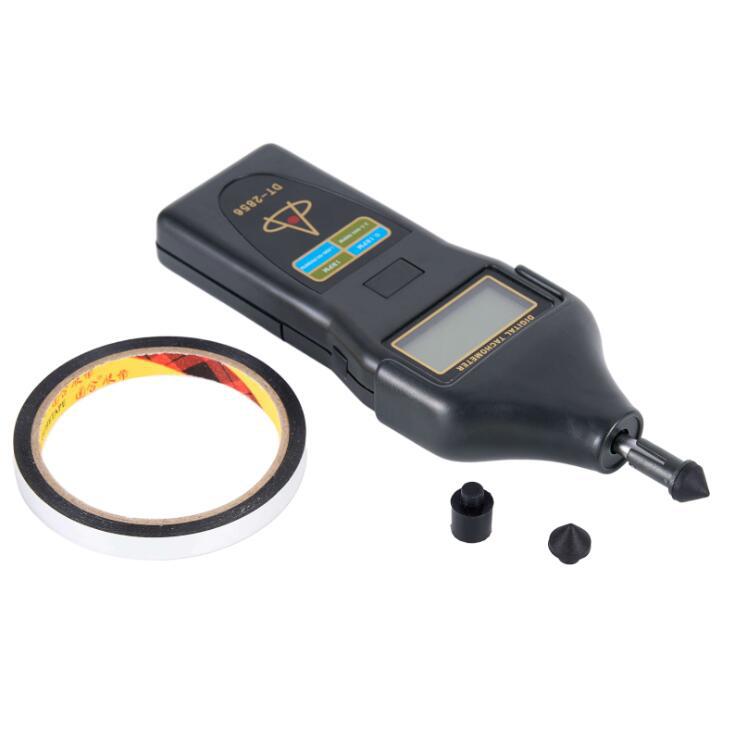 Zhuǎnsùbiǎo DT-2856 Multifunction Tachometer DT-2857 Photoelectric Tachometer DT-2858 Laser Contact Tachometer (tachometer) - dt-2856-photoelectric-contact