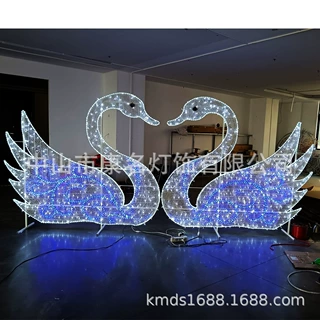 天鹅灯 熊灯  过街灯 路灯杆造型