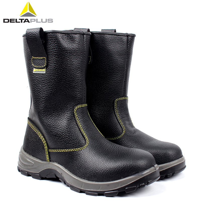 代尔塔 301405 高帮安全鞋安全靴防砸防静电防穿刺防寒耐油劳保鞋