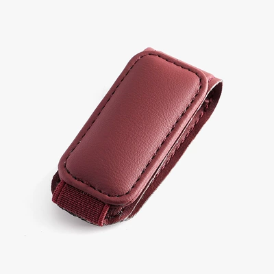 Sun visor storage box Car Glasses Clip/Bill Clip - red-long-glasses-clip-1