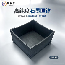 石墨厂家批发锂电池正负极烧结高纯匣钵定制耐高温高纯石墨匣钵