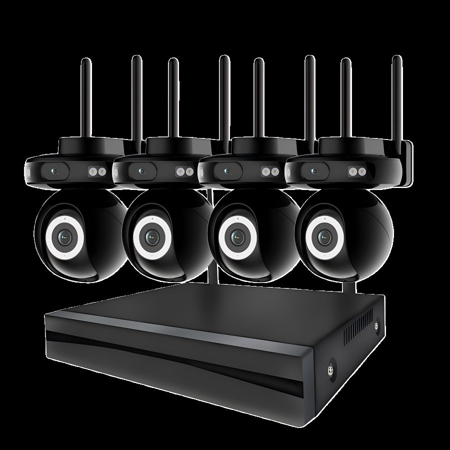 3MP/5MP Top Makinesi WIFI Kablosuz İzleme Seti 4 yollu 8 yollu Güvenlik Ekranlı NVR Seti Kablosuz CCTV Toptan