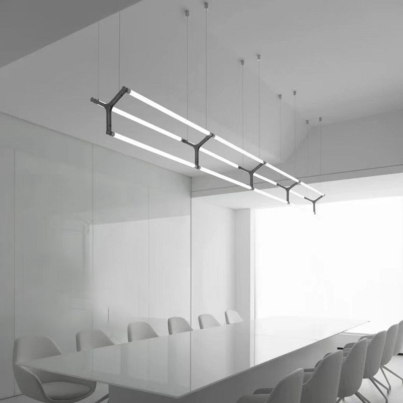 Restaurante minimalista Maza Chandelier Lobby Lounge Caja de café simple barra de ingeniería de combinación lámpara de bar