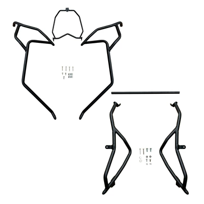 for Yamaha Xingying 125: Motorcycle bumper - black-matte-front-and-rear-bumpers