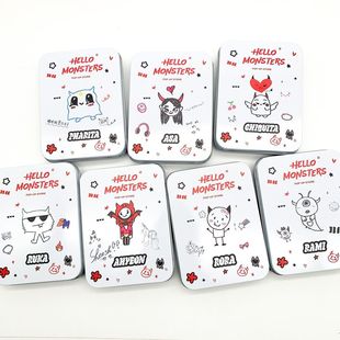 BABYMONSTER宝怪 [SEEYOUTHERE] 周边铁盒收纳盒收藏盒-阿里巴巴