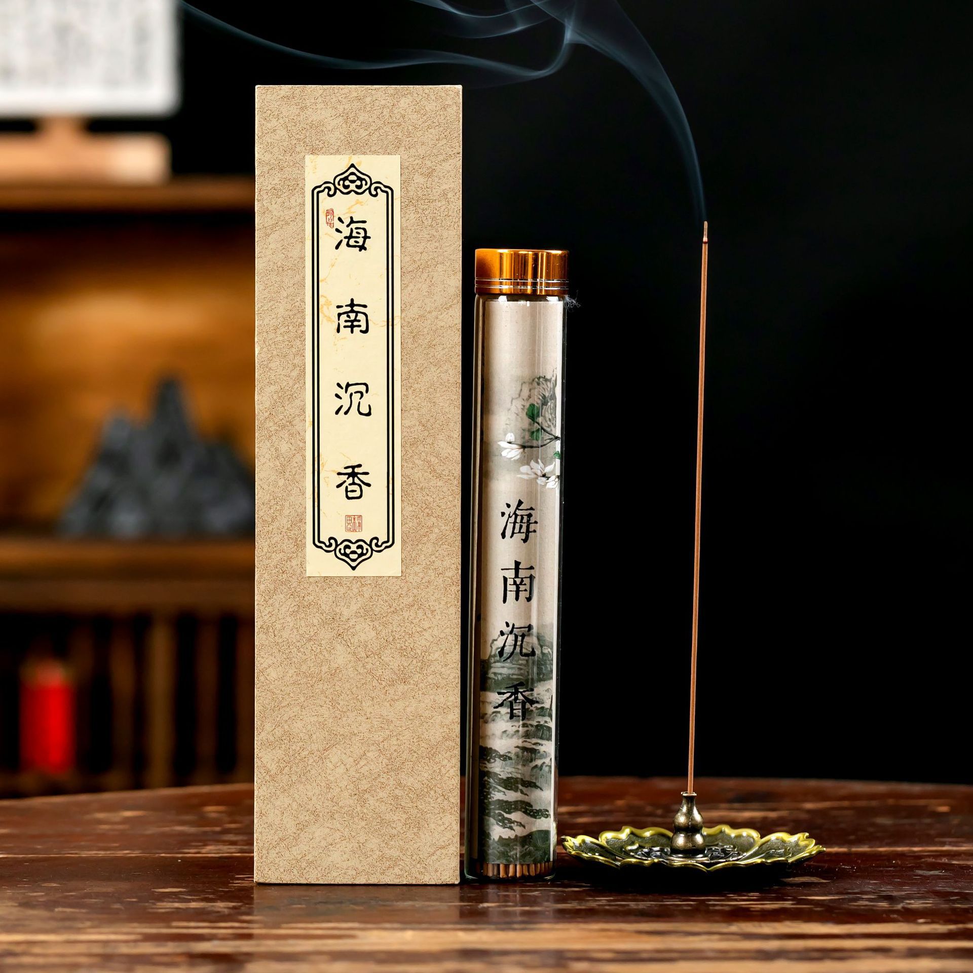 30g incense stick in gift box tube [Hainan agarwood]