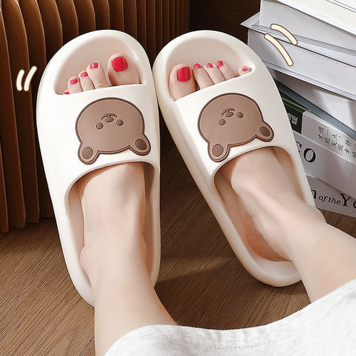 Sandal for Women, Wholesale Cartoon Cute Teddy Bear Summer Home Use Eva Slipper with Comfort Feel, Men's Bathroom Anti-Slip Outdoor Wear