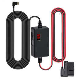 工厂直销汽车降压线行车记录仪降压线OBD数显低压断电档位可调