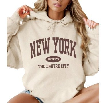 Leisure Sports Hooded Sweatshirt with Fleece, Women's Autumn/Winter Style