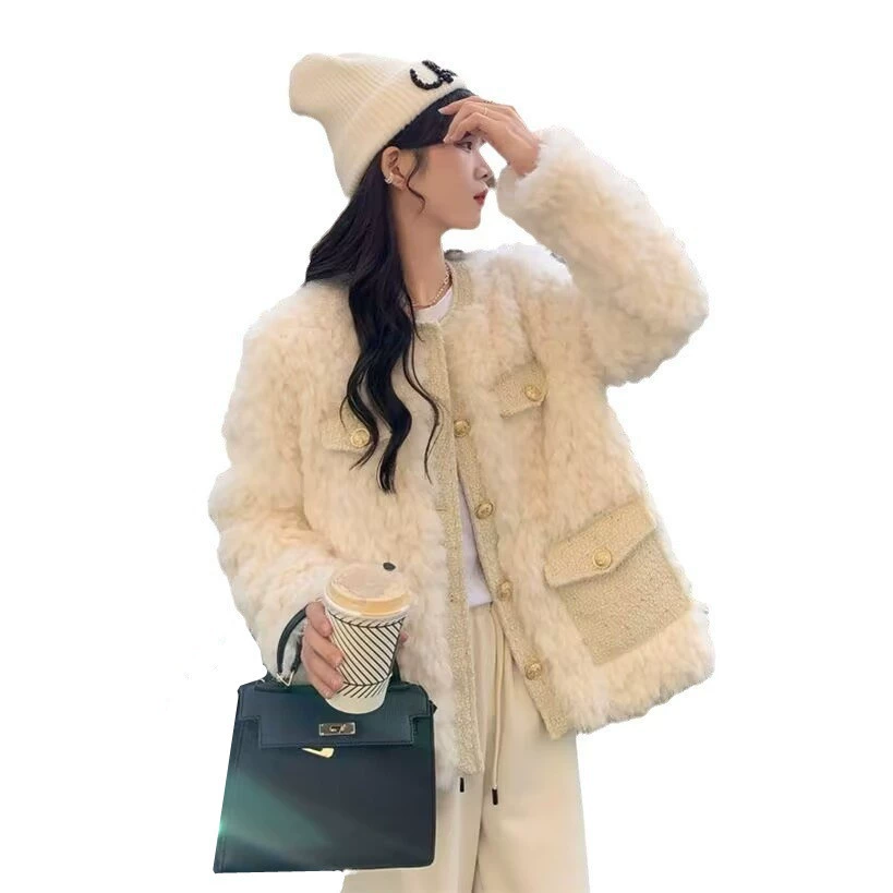 Прилив, демисезонная бархатная куртка, увеличенная толщина, стиль Chanel, западный стиль, оверсайз