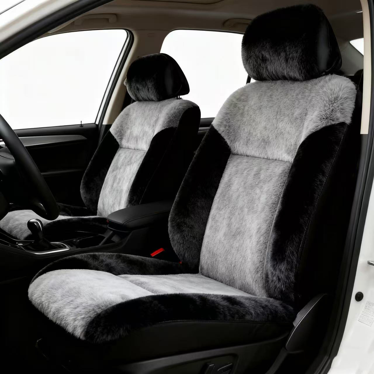 Invierno, cubierta de cojín de automóvil de terciopelo ártico, cubierta de asiento de terciopelo grueso, cubierta de asiento caliente, antideslizante y no fácil de perder cabello. image 9