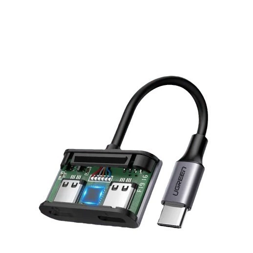 Переключатель/адаптер UGREEN Green Union 60165 50595 Type-C Twitter Type-C мать конвертер CM232