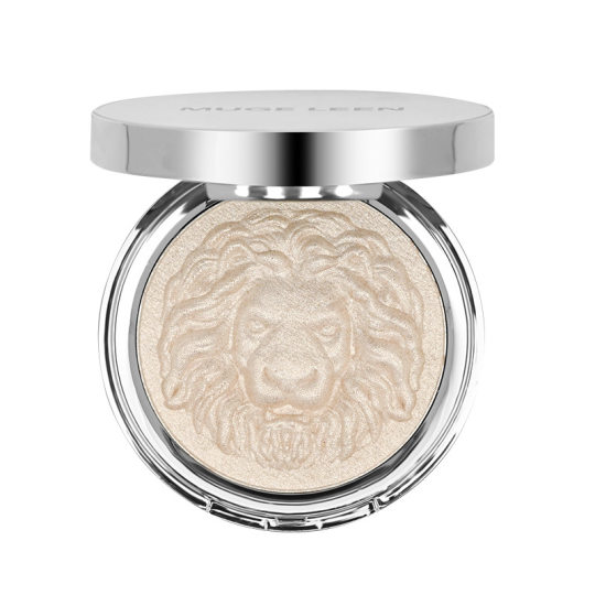 MUGELEEN Lion Ginger High-gloss Nose Repair Makeup Plate Blush Ginger Integrated Face Fine Flash High CD