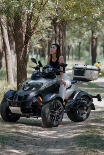 Arctic Sky 300Cc Geely Nationwide Registrable Three-Wheeled Motorcycle Atv Off-Road Motorcycle Atv Motorcycle