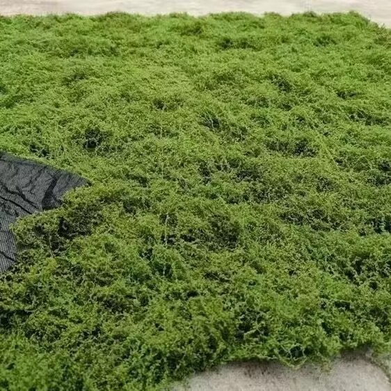 Simulation Moss Moss Moss Moss Wool Moss does not drop the color, water, land, and water tank raindropyt, plant wall rockery stone garden landscape