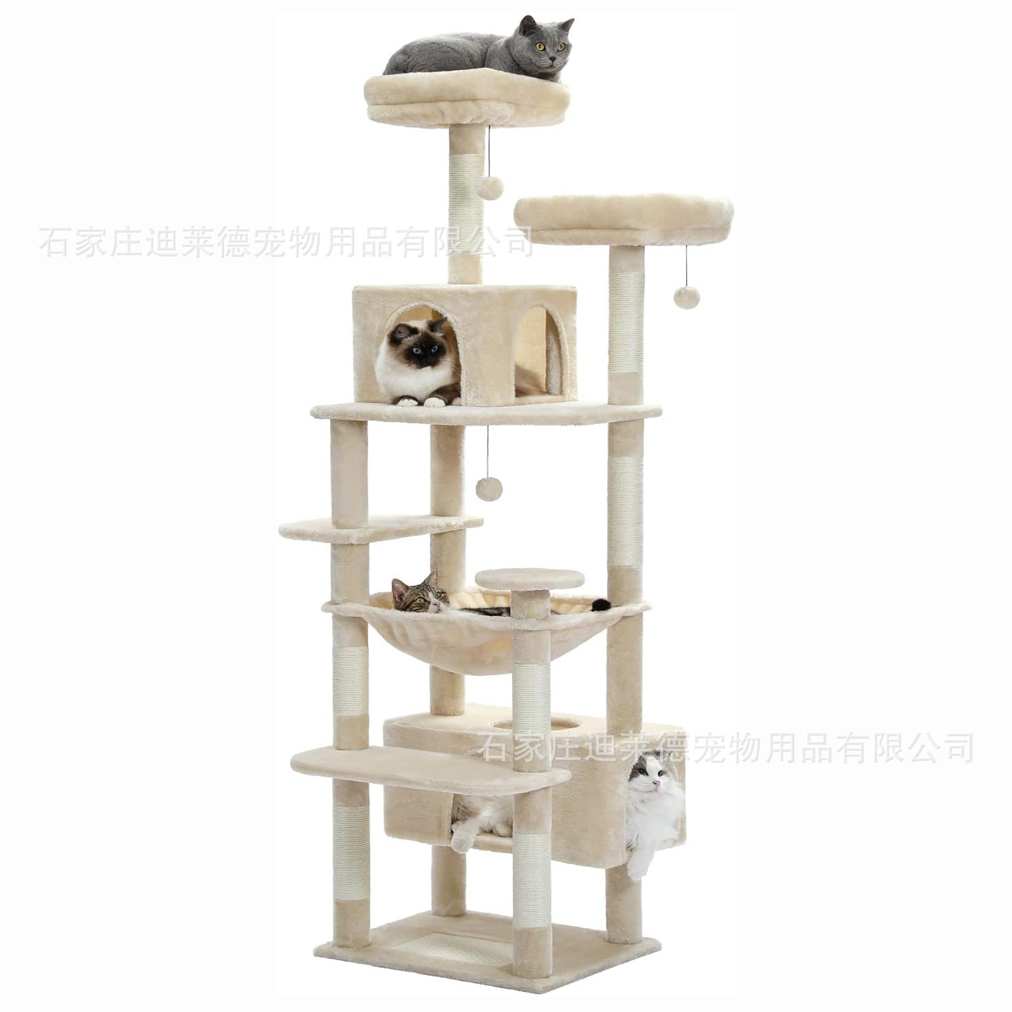 Temu etiqueta gratuita para gatos grandes, estantes de gatos especiales, estantes de gatos de alto nivel, no ocupando espacio, árboles de gatos, ventas transfronterizas calientes