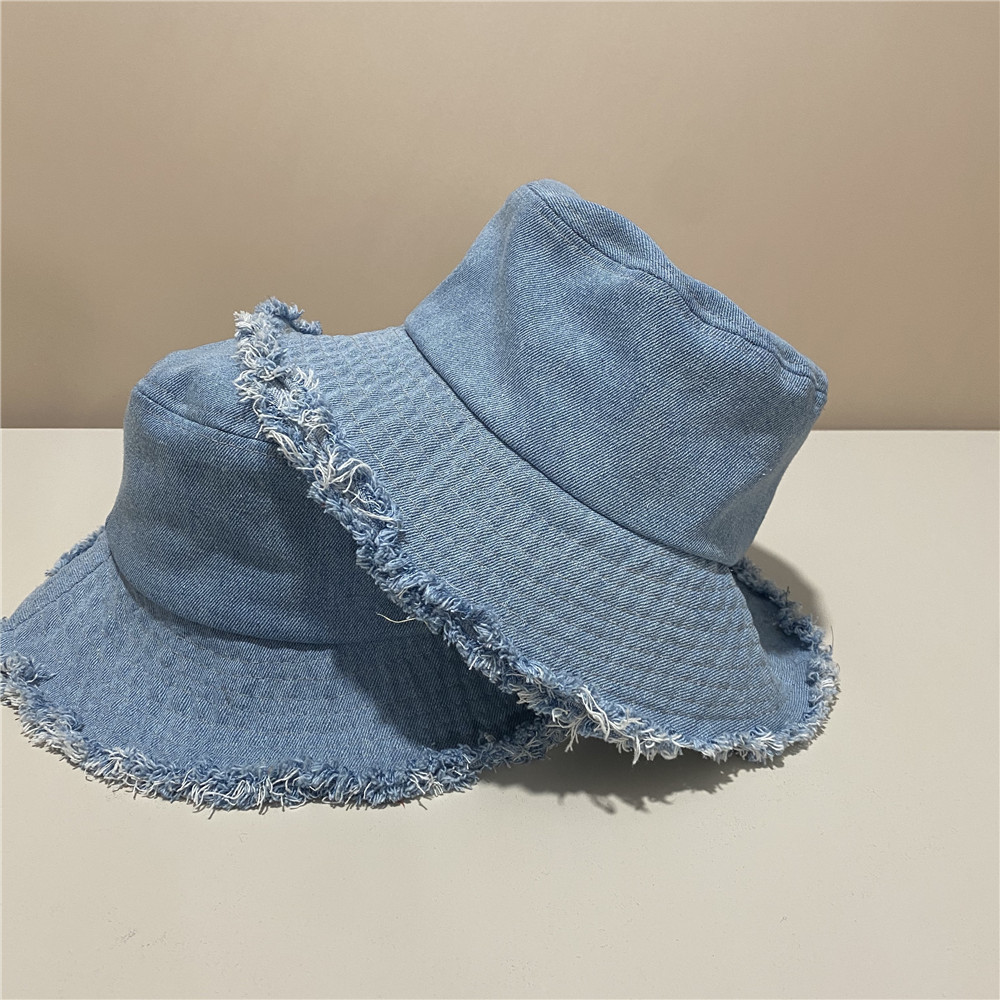 Retro breathable denim sun hat
