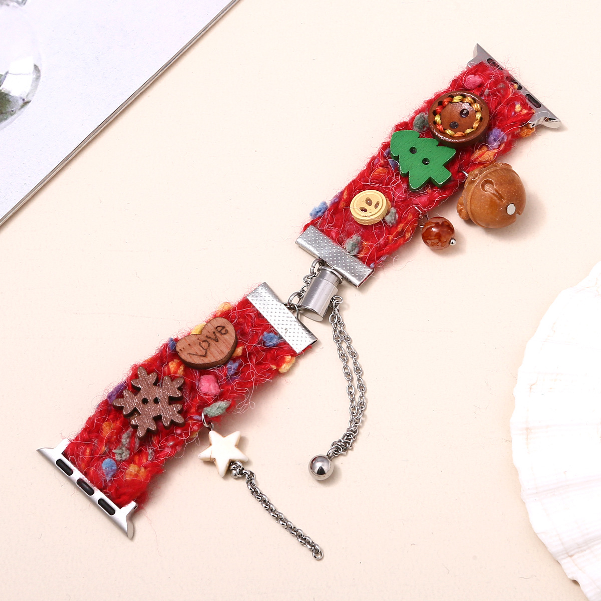 Uhrenarmbänder geeignet für Apple Watch 8765 Fashion Plüsch Zubehör Iwatch Herbst und Winter Atmosphäre Strap_voghion.com