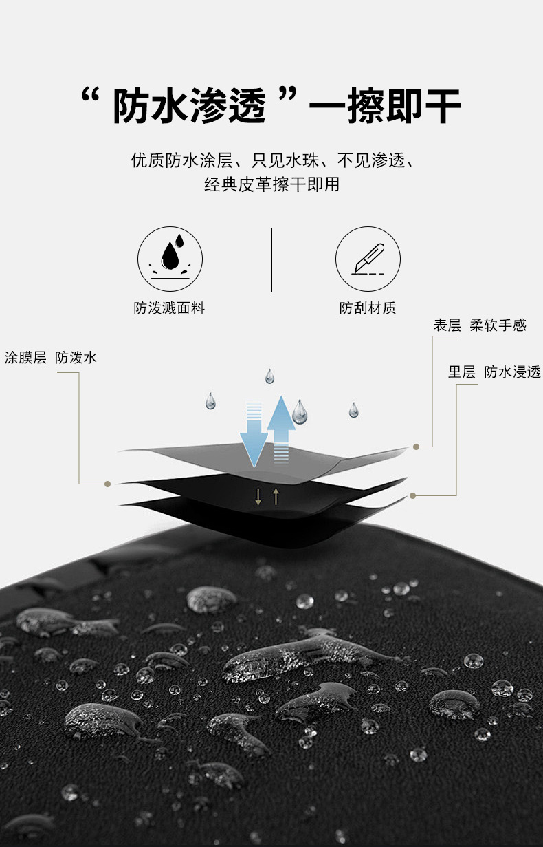 Suitable for No.9 Electric Vehicle F90 Extended Seat Cushion Cover F60/F35 Battery Vehicle Rainproof and Sunproof Leather Seat Cover