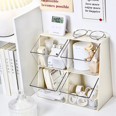 Tea bag storage box capsule coffee instant milk tea storage rack transparent acrylic office desk tea room