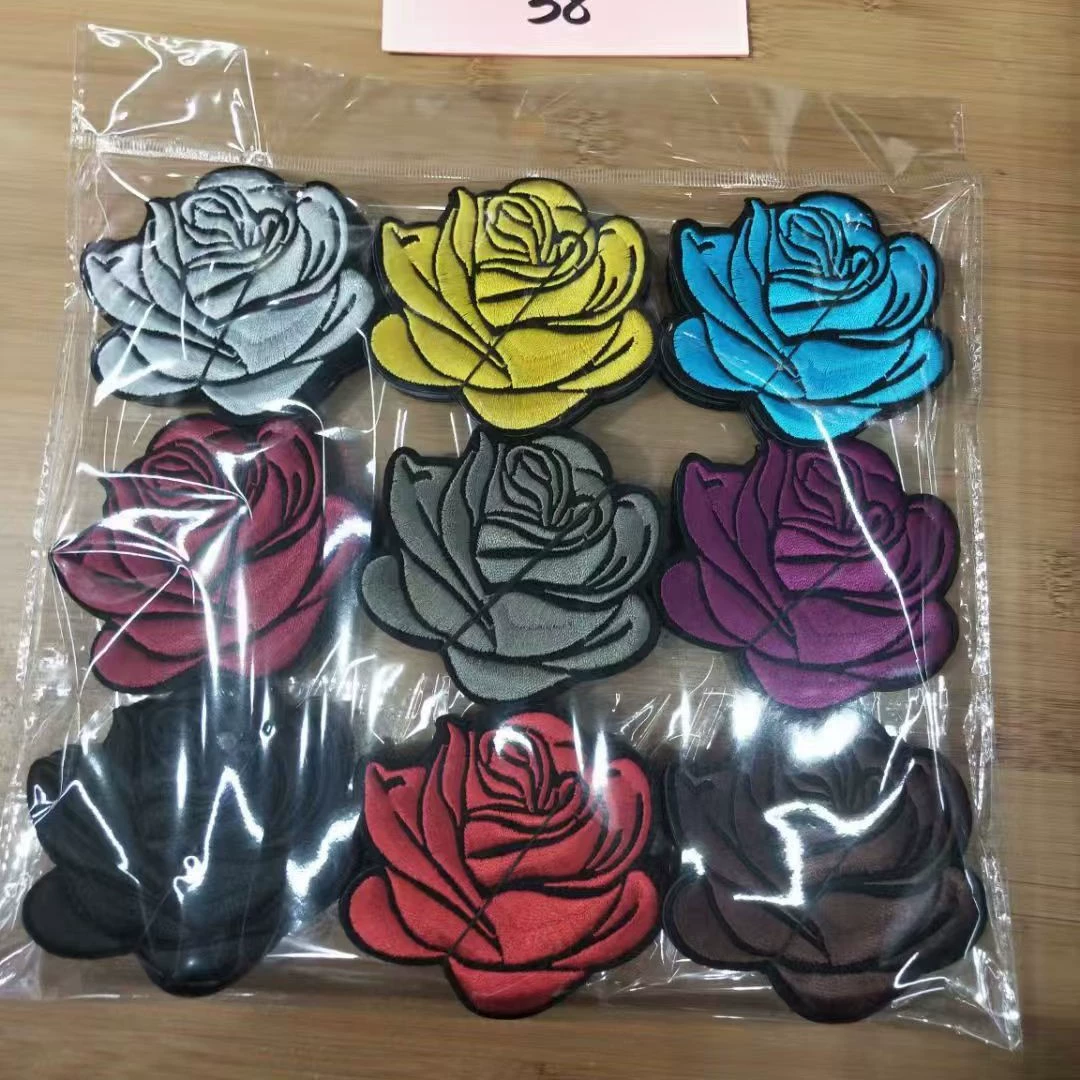 Универсальная цветочная модная нашивка из ткани для украшения одежды и брюк, джинсовая нашивка, вышивка, аппликация, ремонт отверстий