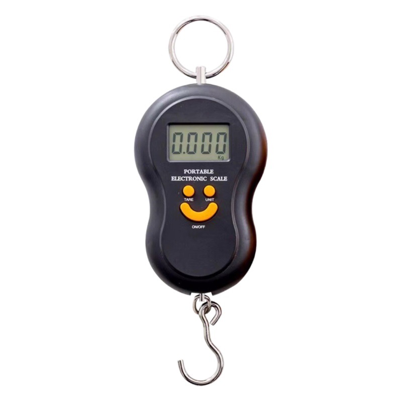 8-shaped portable scale electronic scale gourd scale 50KG portable pocket scale household Hook scale hanging scale express scale cross-border