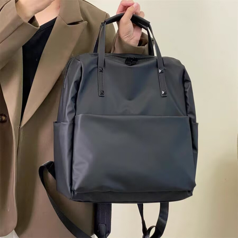 防水ナイロン布バックパック新しいトレンディな旅行バックパックファッショナブルで多用途のポータブル軽量通勤スクールバッグ女性用|undefined