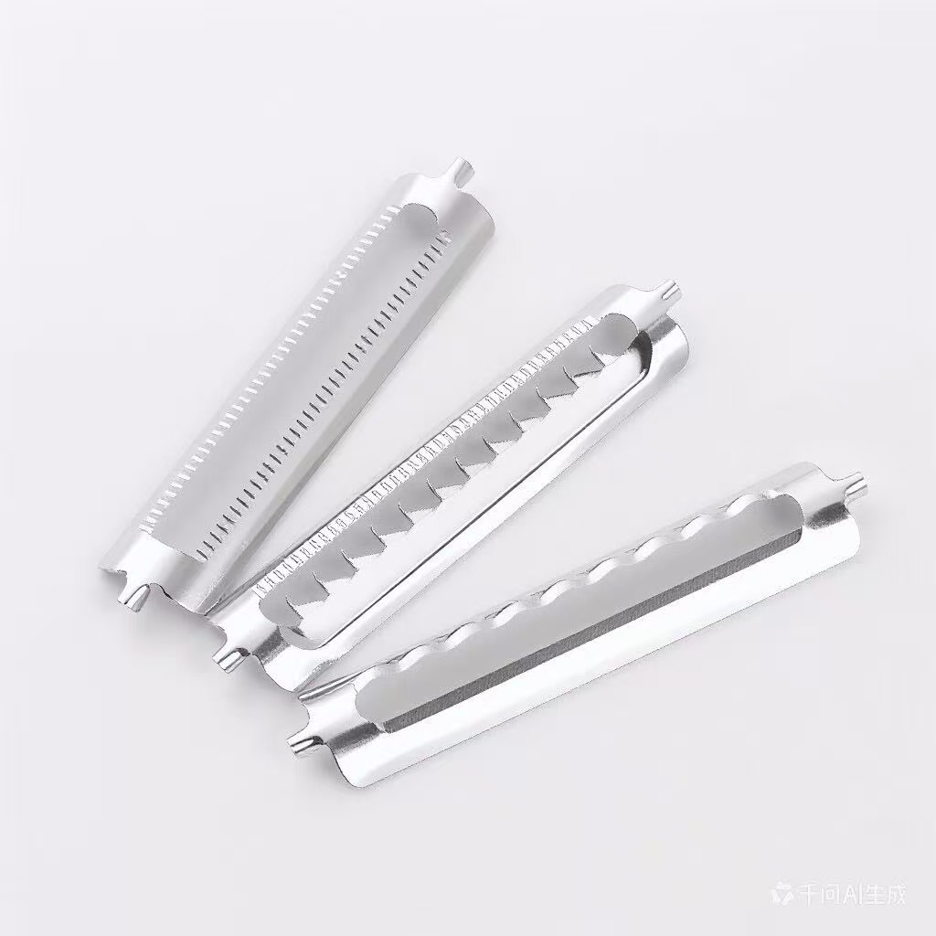 420不锈钢苹果削皮器刀片厨房多功能刨丝器刀片瓜刨刀片配件厂家