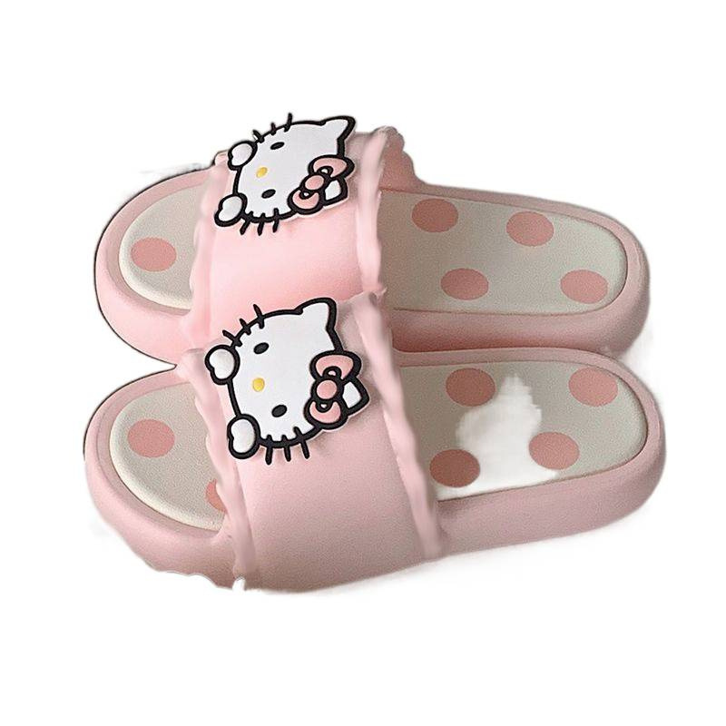 卡通可爱hellokitty拖鞋女夏外穿网红软底居家防滑室内凉拖鞋秋千|undefined