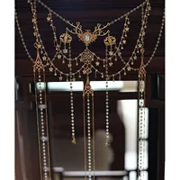Костюм в западном регионе Hanfu цепочка талии Античный стиль аксессуары кисточки жемчужная талия украшения Tang Feng талия аксессуары подвеска экзотические украшения стиля