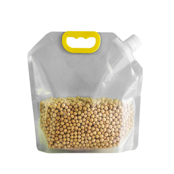 transparent rice storage bag