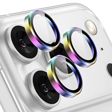 适用于 iPhone 17 Pro Max钢化玻璃膜,炫彩CD纹1颗保护膜防水跨境