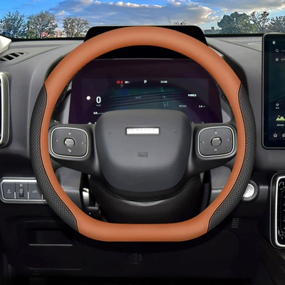 Big Dog Special Interior Supplies – Steering wheel cover - orangeblack-sleeve-type-ultra-thin-model-default