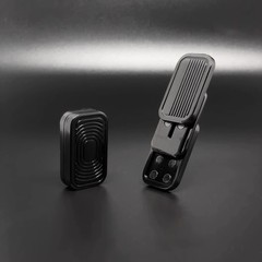 Cross-border wholesale pressure relief toys, three-layer limit push card EDC toys, stress relief black technology fidget spinner papa coin