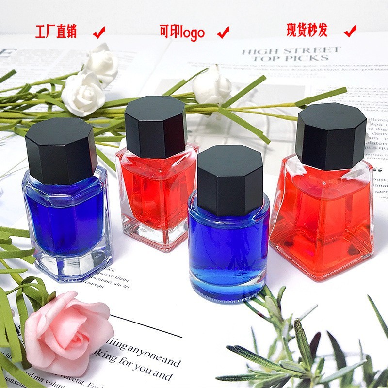 工厂直销 量大从优 30ml透明晶白料 墨水瓶 商业用途 大圆盖 40ml