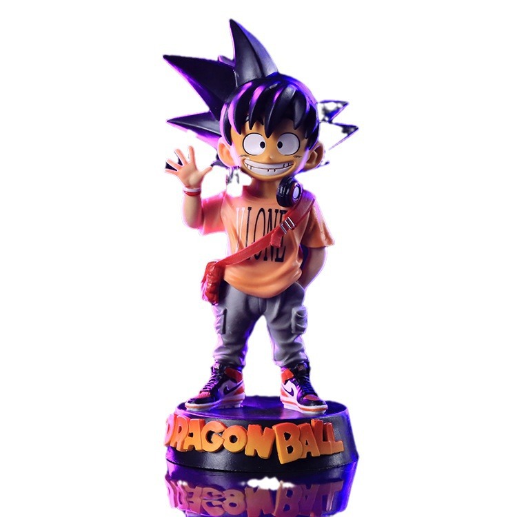 Fábrica directa anime hecho a mano modelo al por mayor de Dragon Ball hecho a mano GT. Marea jugar Wukong tres colores Wukong hecho a mano