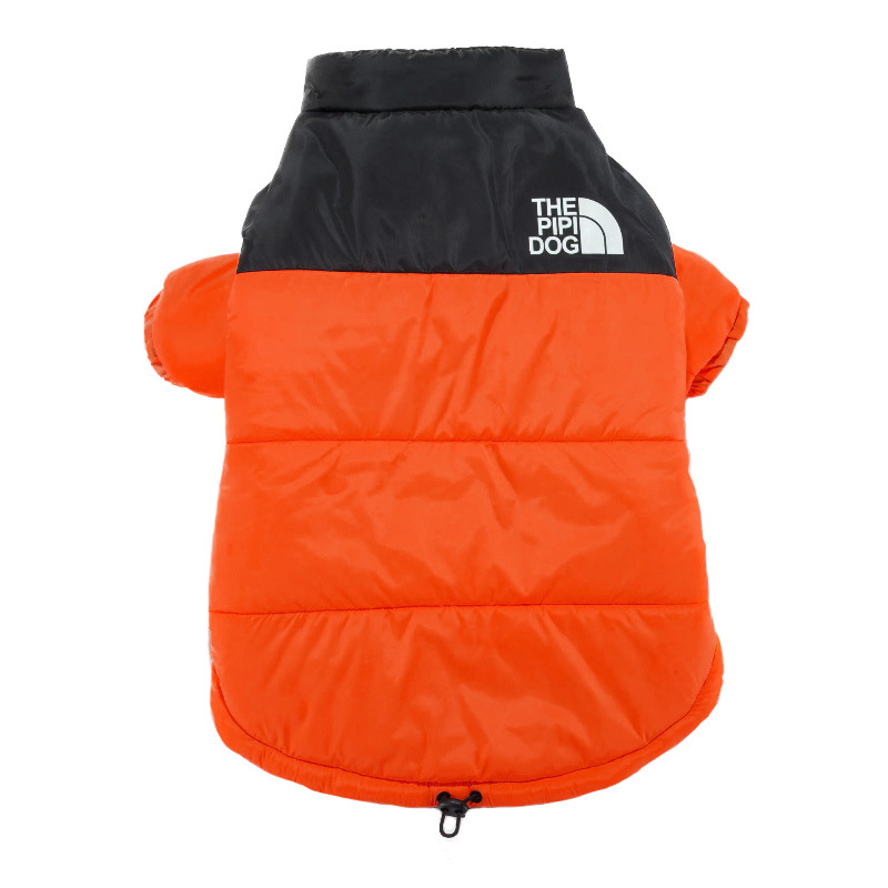 Amazon Otoño e Invierno ropa para mascotas ropa de cubo francés ropa de perro a prueba de viento engrosada perro ropa de algodón acolchado al por mayor