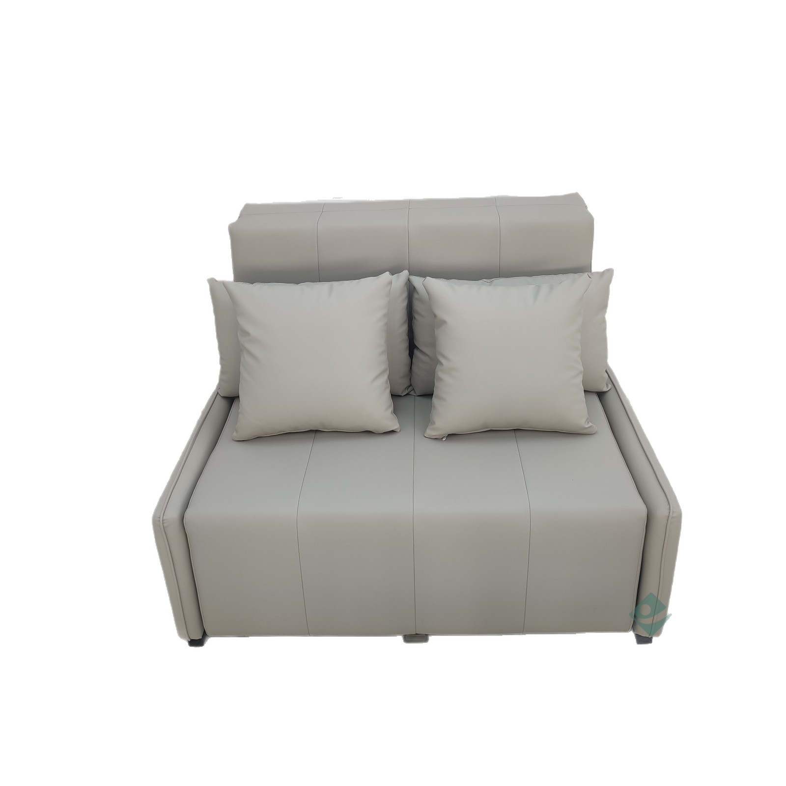 Moderno simple multifuncional sofá cama de cuero puede almacenar pequeño apartamento de sala de estar sofá cama individual