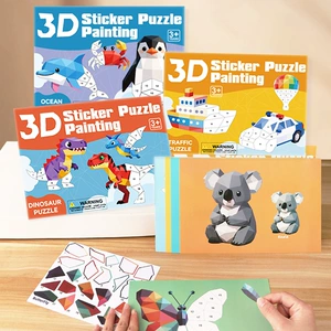 3D-аппликация из геометрических фигур тихая книжка