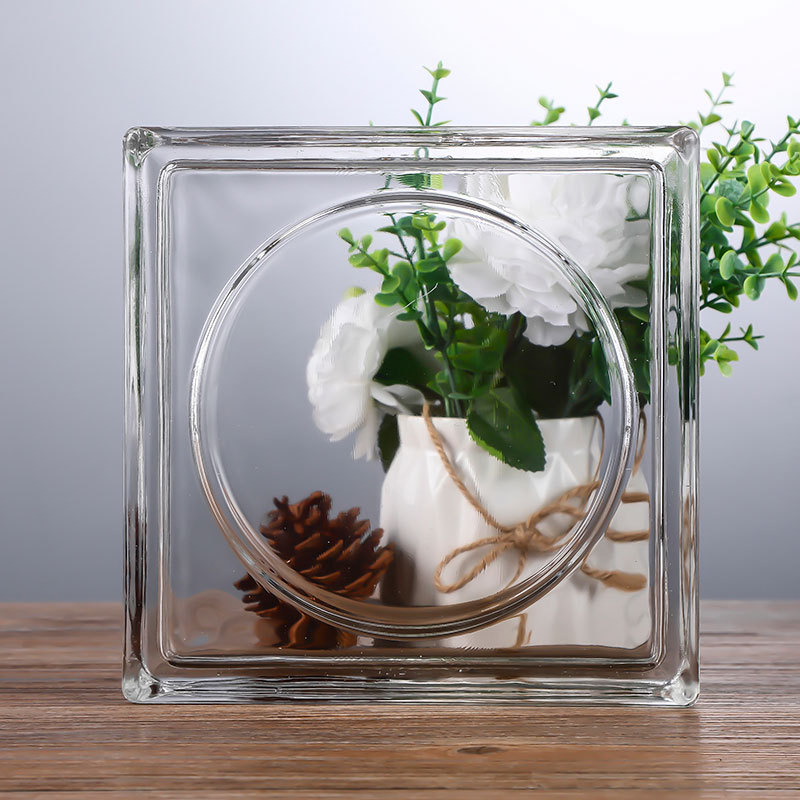 ladrillo de vidrio ultra blanco ladrillo de cristal ladrillo hueco pared de partición red fondo de arte puerta de entrada ladrillo hueco cristal de hielo